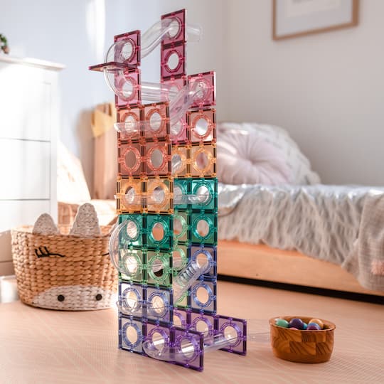 Connetix® Pastel Ball Run Magnetic Tiles Kit